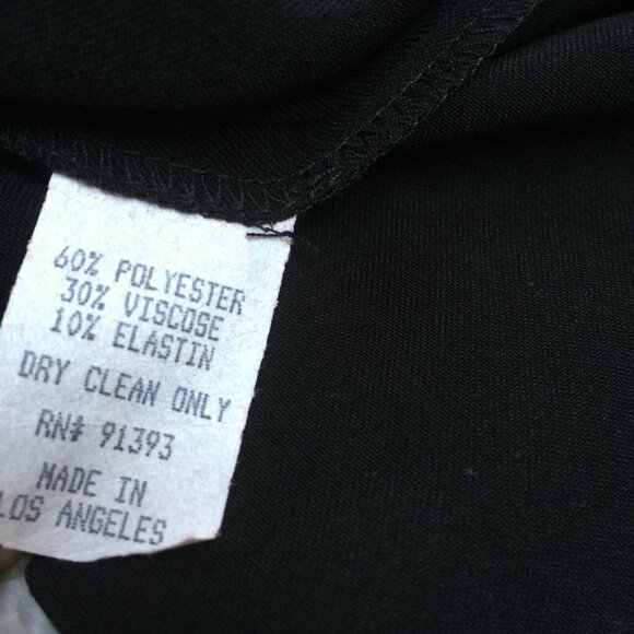 Spirithouse Women's Ruffle Front Top Blouse V-Neck Drape Large Sleeveless Black - Picture 6 of 8